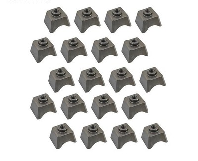 20 PCS Forestry Mulcher Type E Knife Teeth Replacement 112800098-K For Fae/Cat