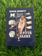 2025-26 ONIT Michigan Basketball Campus Colors Blue CC-4 Nimari Burnett B23