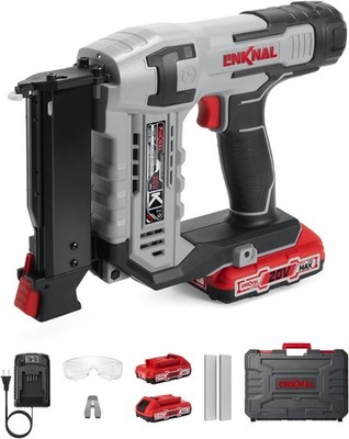 Cordless 14ga T Nailer ST18, Battery Powered, 2 Batteries & Nails (L (PIT007517)