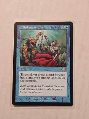 #ad #ad Allied Strategies Planeshift LP Uncommon Sorcery MTG $1.38