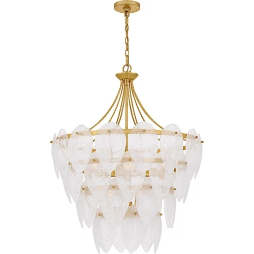 Quoizel QP6766 Lilestone 7 Light 28"W Waterfall Chandelier - Silver - Picture 7 of 12