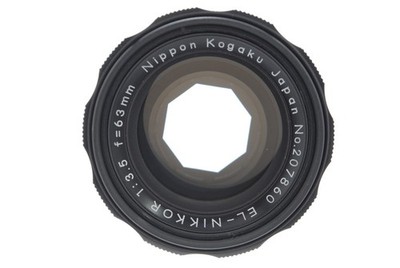 Near MINT] Nikon EL Nikkor 63mm f3.5 Enlargement Lens in Box For