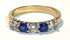 • Easter Reduction • Tru Diamonds Five Stone Ring Size T