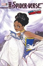 EDGE OF SPIDER-VERSE #4 PEACH MOMOKO NYCC EXCLUSIVE SPIDER-MAN 1