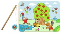 Bumba Houten Magnetische Puzzel - 5 Stukjes - Met Houten Vislijn