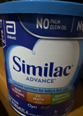 10 Cans Similac Advance  12.4 Oz ( Slightly Dented) , Free Shipping