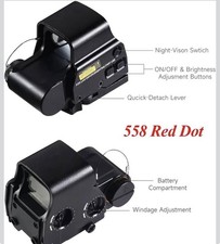 EXPS3-2 Holographic Sight 558 Red Green Dot Sight Tactical Hunting Scope Clone