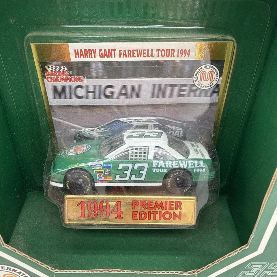 Autografiado Harry Gant #33 Farewell Tour NASCAR 1994 auto nuevo en caja 1/7033 Foto 3 de 4