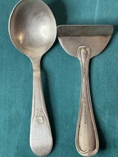 Vintage George Jensen Baby Food Pusher Sterling Silver 925 Spoon utensil ￼