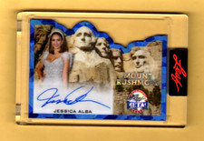 JESSICA ALBA  1/1 AUTOGRAPH 2026 Leaf Metal Presidents Day MOUNT RUSHMORE