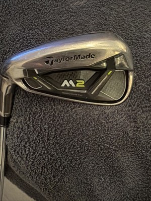 LH TaylorMade M2 8 Iron Single Club R300 Reg Flex Steel Shaft LEFT HAND Nice!