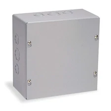 WIEGMANN SC121208 Enclosure,Mtlc,12In.Hx 12In.Wx8In.D 4DMV4