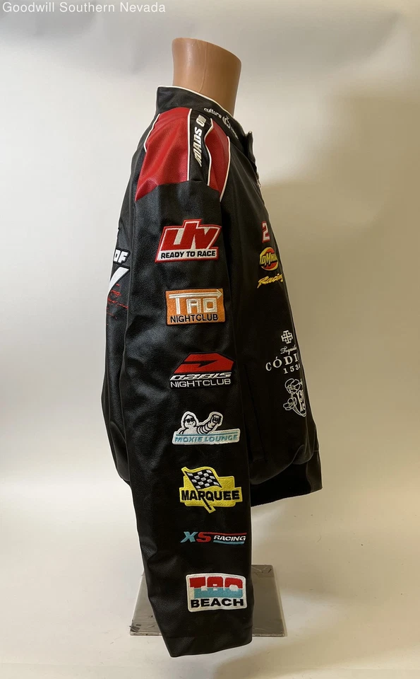 Culture Kings Men's Black/ Red Jacket - Size L - Image 4 of 4