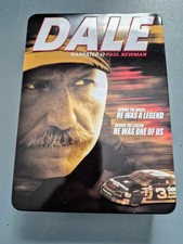 Dale Earnhardt collectible tin, with story and 6 DVD's
