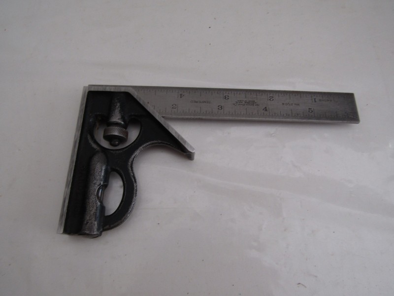 VINTAGE TOOL Lufkin Rule Co. Square Head 6" rule #2504 MEASRUING MACHINIST TOOL