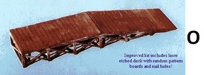 O Scale - Loading Ramp ''Building Kit'' - Laser-Cut  Wood - BLN-274