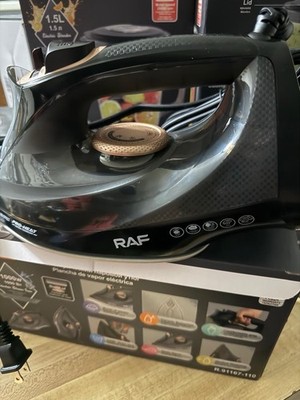 RAF Steam Iron R-91167-110 1000W Black Bronze Corded Vertical Steaming