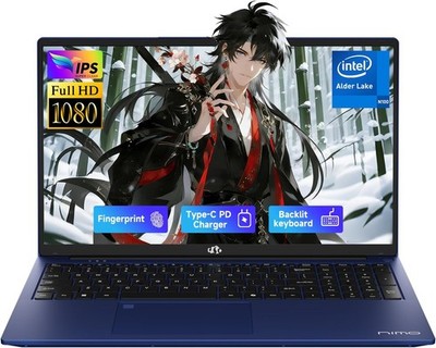 NIMO 17.3'' FHD IPS Student Laptop 16GB RAM 256GB SSD Pentium 4 Cores N100