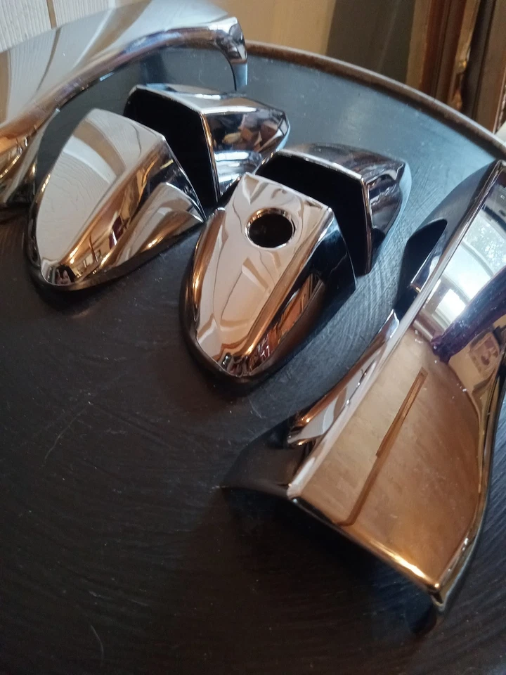 NOS Set of Six pcs 2016 TOYOTA COROLLA  Exterior Chromed Adhesive Door Handles - Imagem 4 de 4