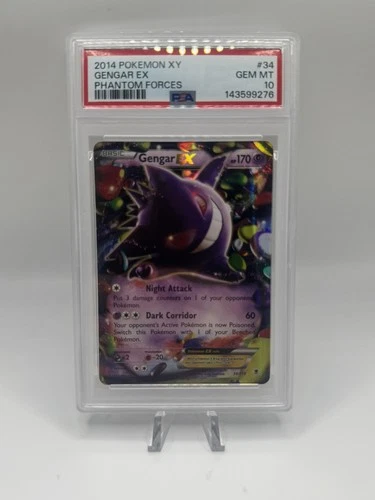 2014 Pokemon XY Phantom Forces Gengar EX #34 PSA 10