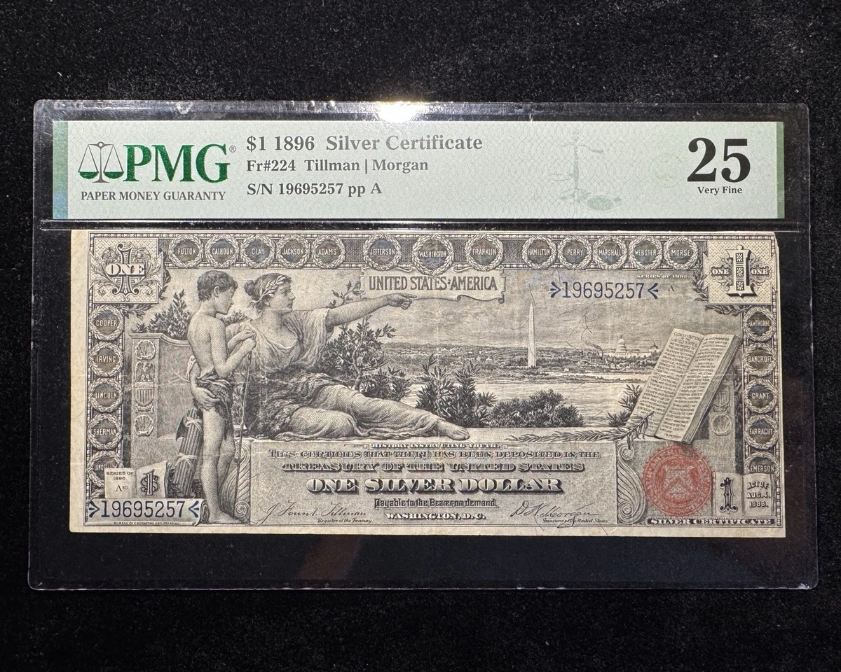 1896 $1 Large Silver Certificates for sale | eBay