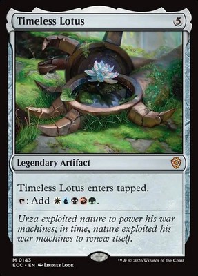 Timeless Lotus 143 NM Lorwyn Eclipsed Commander MTG commander pack fresh edh
