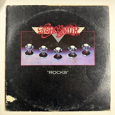 AEROSMITH "ROCKS " - 12" VINYL - Orig LP 1976 CBS RECORDS VG/G