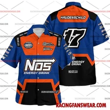 Sheldon Haudenschild World of Outlaws Racing Hawaiian Shirt, Racing Button up Sh