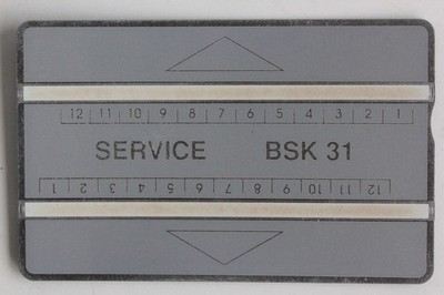 Landis & Gyr Service BSK 31 (60821) Swiss Telecard