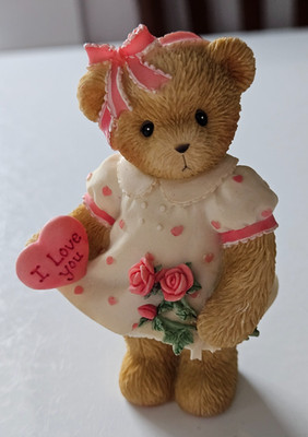 RARE 2004 Cherished Teddies Abbey 0000369 Ilene FOR MY SPECIAL BUD, I LOVE YOU