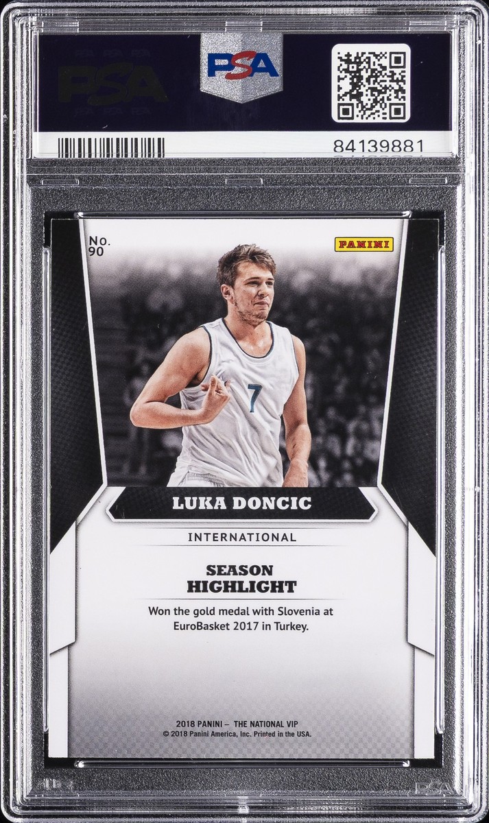 2018 PANINI NATIONAL VIP #90 LUKA DONCIC PSA 9 | eBay