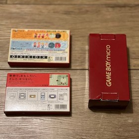 Nintendo Game Boy Micro Console Mother 1+2 3 Super Mario Bros 20th Famicom color
