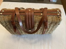 Gaymode Mid Century Vintage Handbag50/60 Wicker Bssket Purse Made In Hong Kong