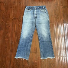Vtg 70s 80s Levis 517 Orange Tab Denim Jeans Size 32x29 Boot Cut Made in USA