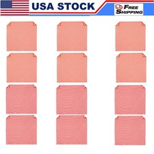 18 x 18 Inch Safety Flags Oversize Grommet Warning Flag Mesh Red  Orange USA