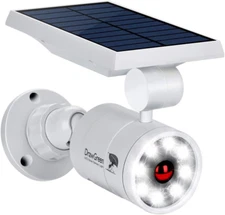 Solar Motion Lights Waterproof Metal Body, 1400-Lumen 9-Watt(130W Equiv.), Solar