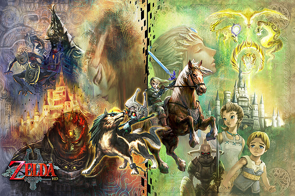 Legend of Zelda Twilight Princess HD Wii U Switch POSTER MADE IN