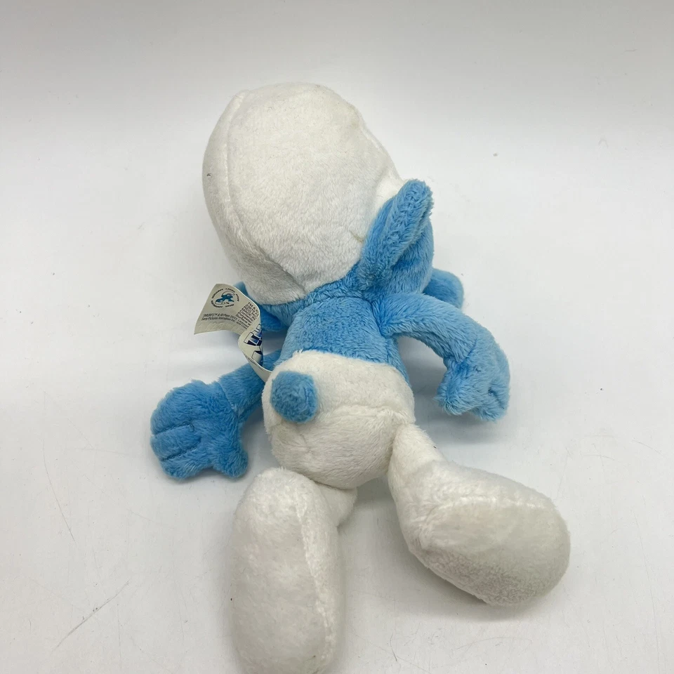 Jakks Pacific The Smurfs Clumsy Smurf Plush Stuffed Animal Toy Blue Doll 2013 - Image 3 of 3