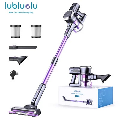 Lubluelu 6 in 1 Selbststehend Akku Staubsauger Handstaubsauger Kabellos 25KPa