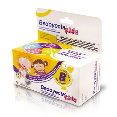 BEDOYECTA KIDS 50 TAB CHEWABLES 