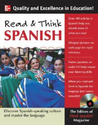 Read and Think Spanish (Book +1 Audio CD) - Paperback - GOOD