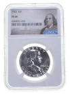 PF68 1962 Proof Franklin Half Dollar NGC Graded - White Coin Spot Free PR