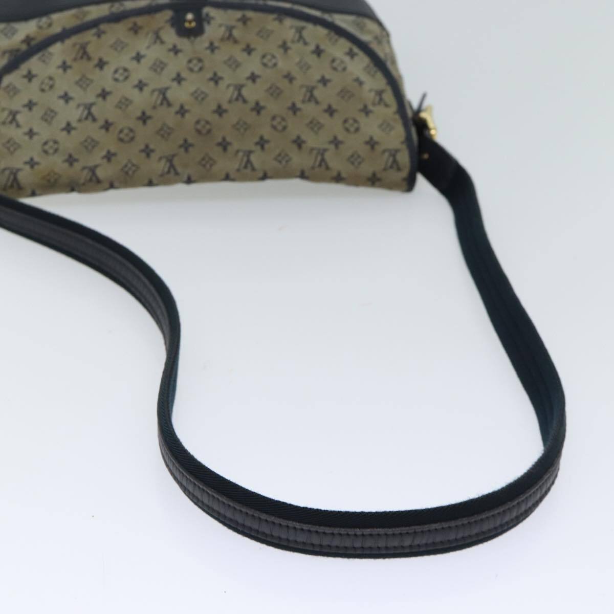 LOUIS VUITTON Monogram Mini Belanger Shoulder Bag Blue M92670 LV 