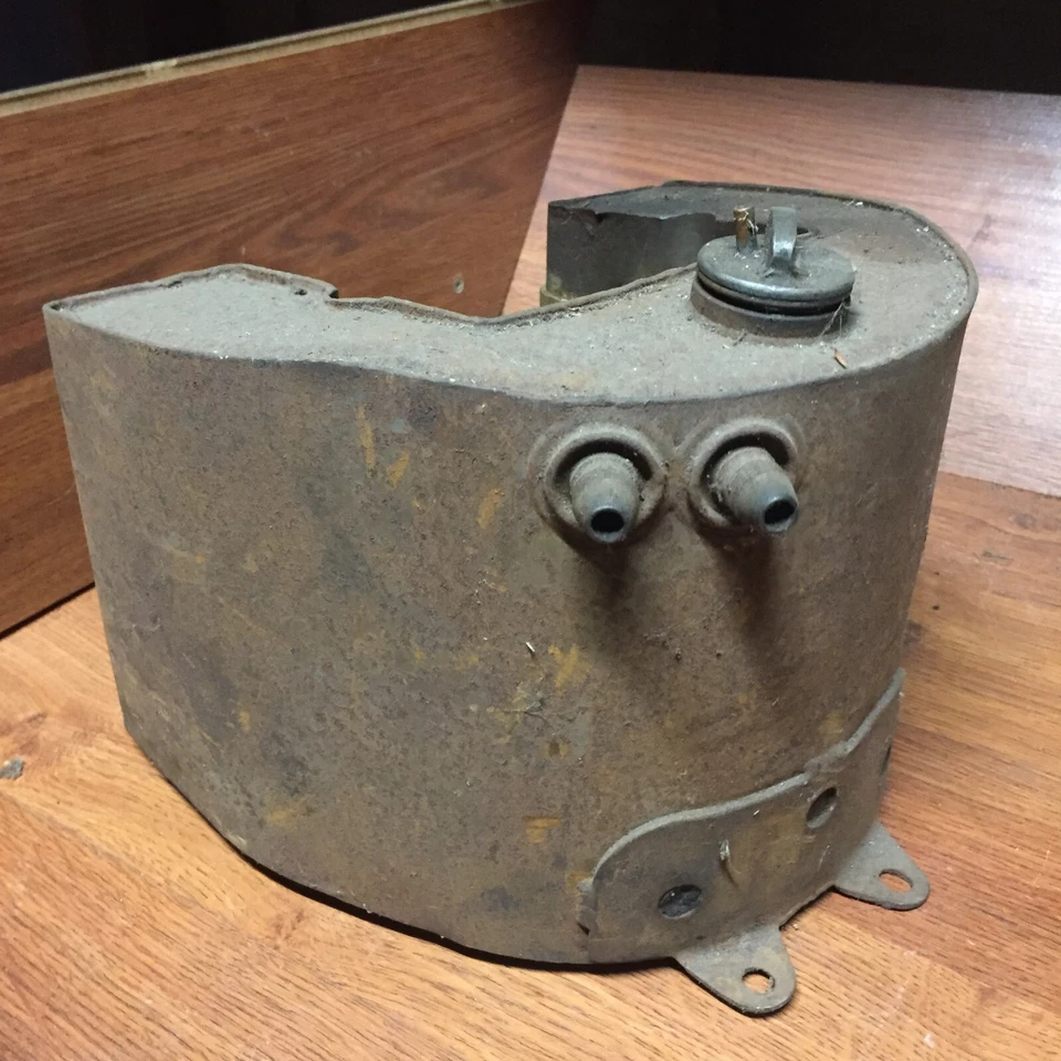 Harley Davidson 74 CI 80 Flathead Knucklehead Original OEM Oil Tank *CS Foto 2 de 4