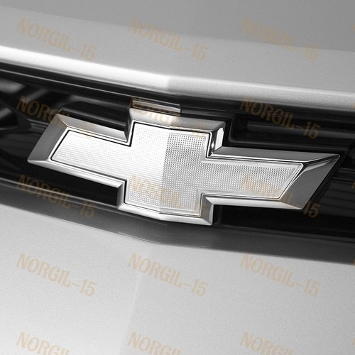 For 2014-2018 Chevy Chevrolet Impala Front Grill Grille Bowtie Emblem White - Picture 5 of 5