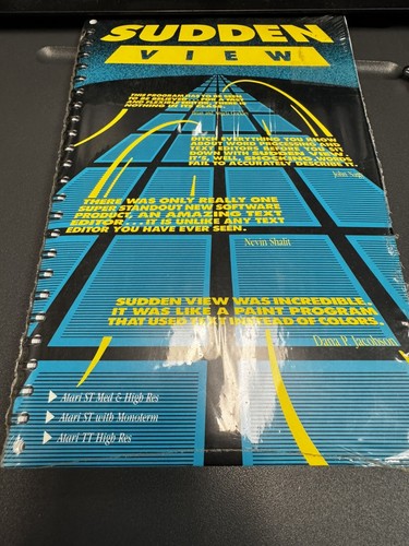 Vintage Atari ST "SUDDEN VIEW" Word Processor/Text Editor Computer Software 1992 - Photo 3/10