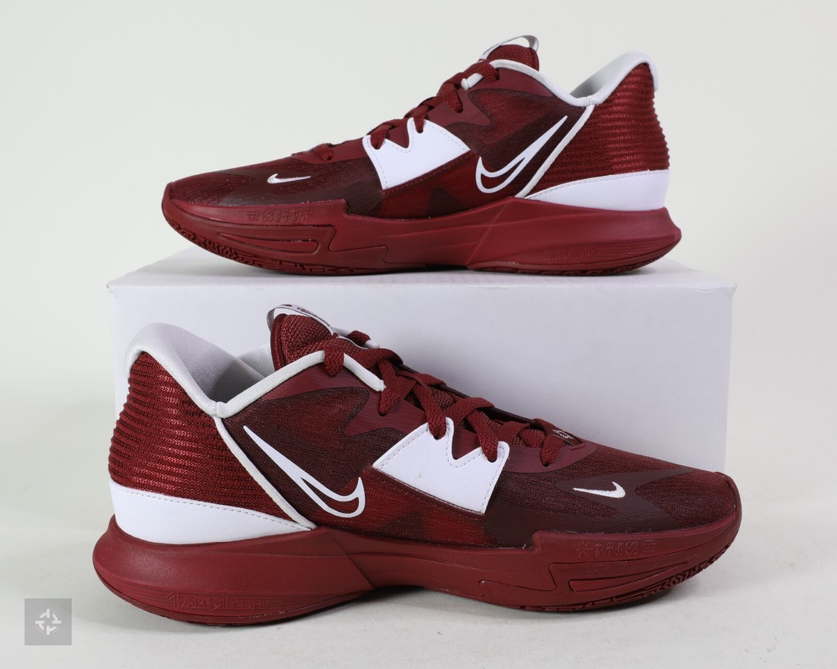 Nike Kyrie 5 Low TB Team Red White Athletic Shoes Men's Size Nike Kyrie 5 Low TB Team Red White Athletic Shoes Men's Size