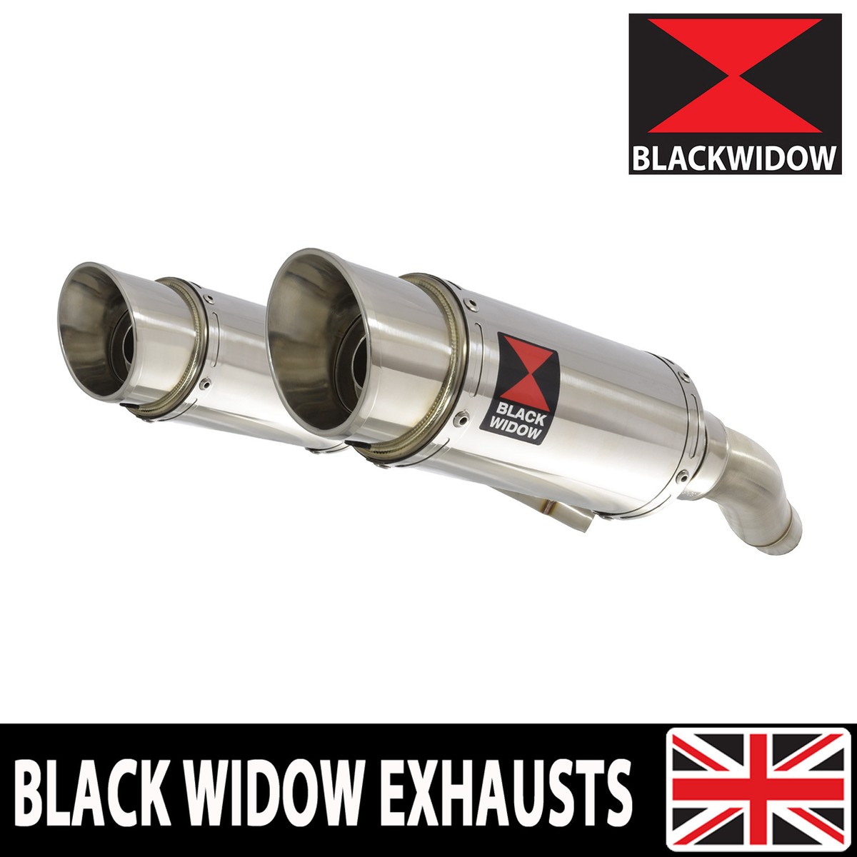 Triumph Street Triple 675 2007-2012 Exhaust Silencers GP Stainless