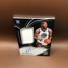 2019-20 Spectra Eric Paschall Rookie Jersey Autograph Auto #70/149 Warriors