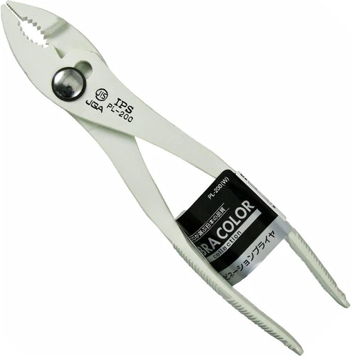 IPS Combination Pliers PL-200(W),WD-250(W) 2-pc Set Cation White Made in Japan - Picture 3 of 6
